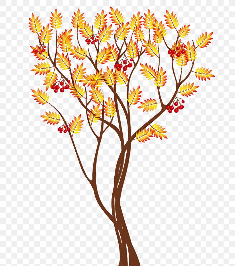 Flowers Background, PNG, 718x926px, Fall Tree, Autumn, Autumn Leaf Color, Branch, Cut Flowers Download Free