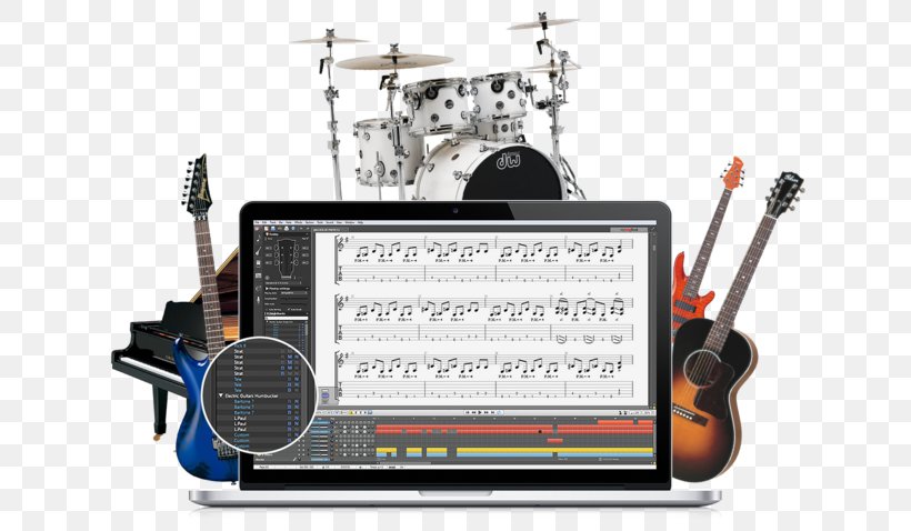 Guitar Pro Electronic Musical Instruments Computer Software, PNG, 638x478px, Watercolor, Cartoon, Flower, Frame, Heart Download Free