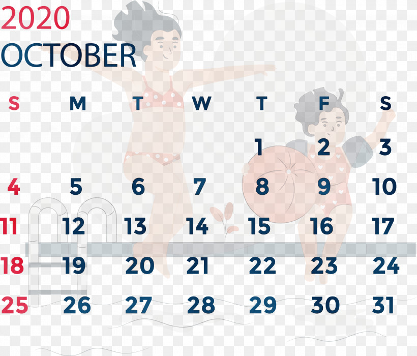 Icon Line Font Point Area, PNG, 3000x2561px, October 2020 Calendar, Area, Behavior, Calendar System, December Download Free