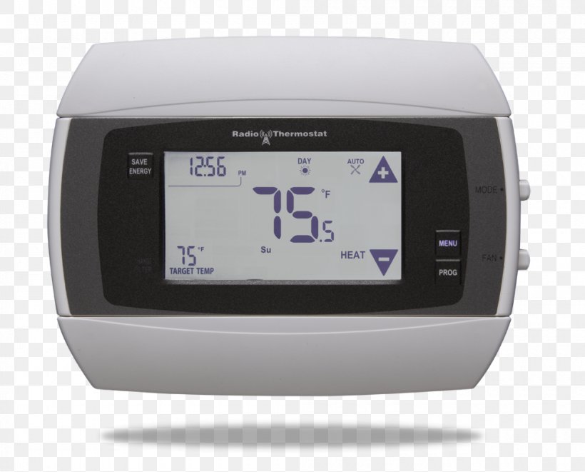 Radio Thermostat CT50 Radio Thermostat CT80 Smart Thermostat Programmable Thermostat, PNG, 1000x807px, Thermostat, Electronics, Hardware, Home Automation Kits, Honeywell Download Free