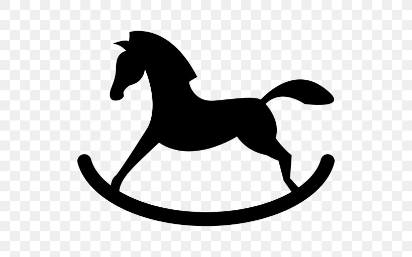 Rocking Horse Clip Art, PNG, 512x512px, Horse, Animal Figure, Black, Blackandwhite, Horse Supplies Download Free
