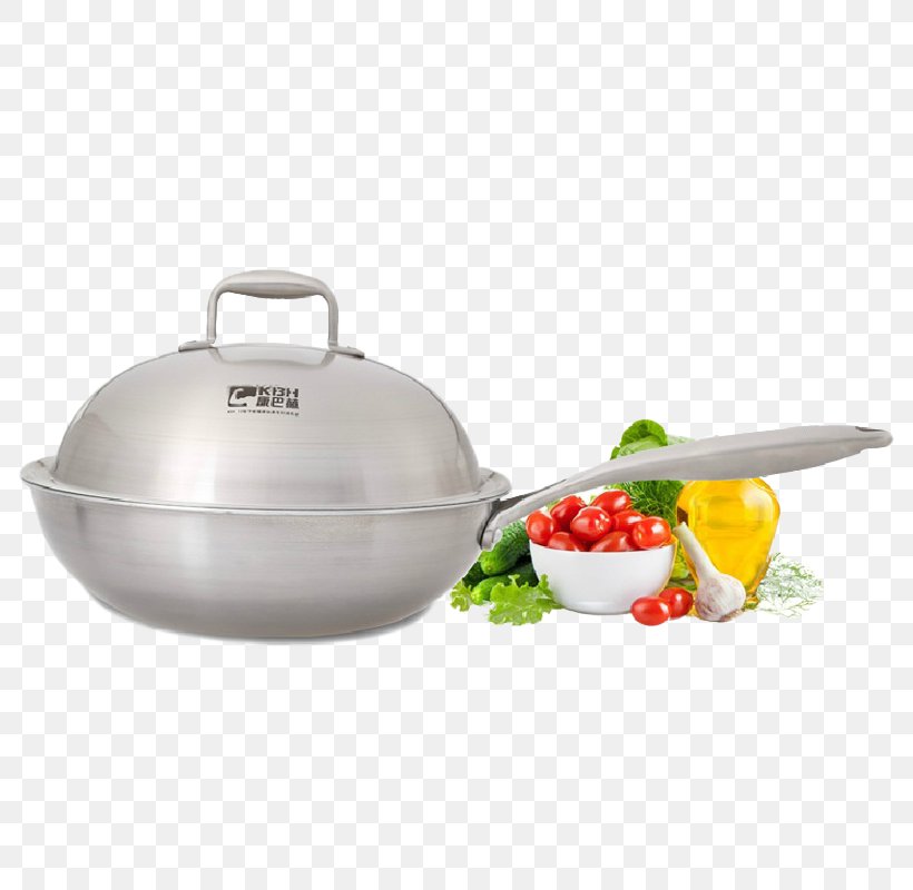 Wok Frying Pan Non-stick Surface Lid Stock Pot, PNG, 800x800px, Wok, Ceramic, Cookware And Bakeware, Designer, Frying Pan Download Free