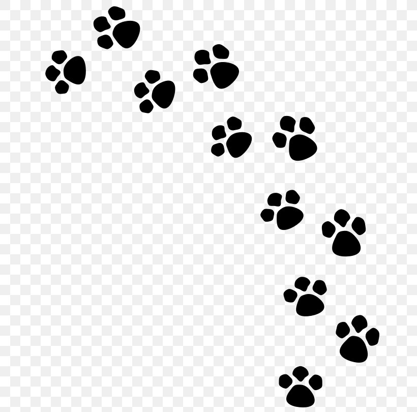 Dog Happy Paws Missoula Cat Clip Art, PNG, 672x810px, Dog, Black, Black And White, Cat, Footprint Download Free