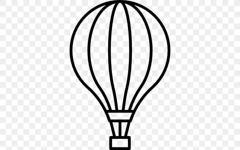 Flight Hot Air Balloon Aerostat, PNG, 512x512px, Flight, Aerostat, Aviation, Balloon, Black Download Free