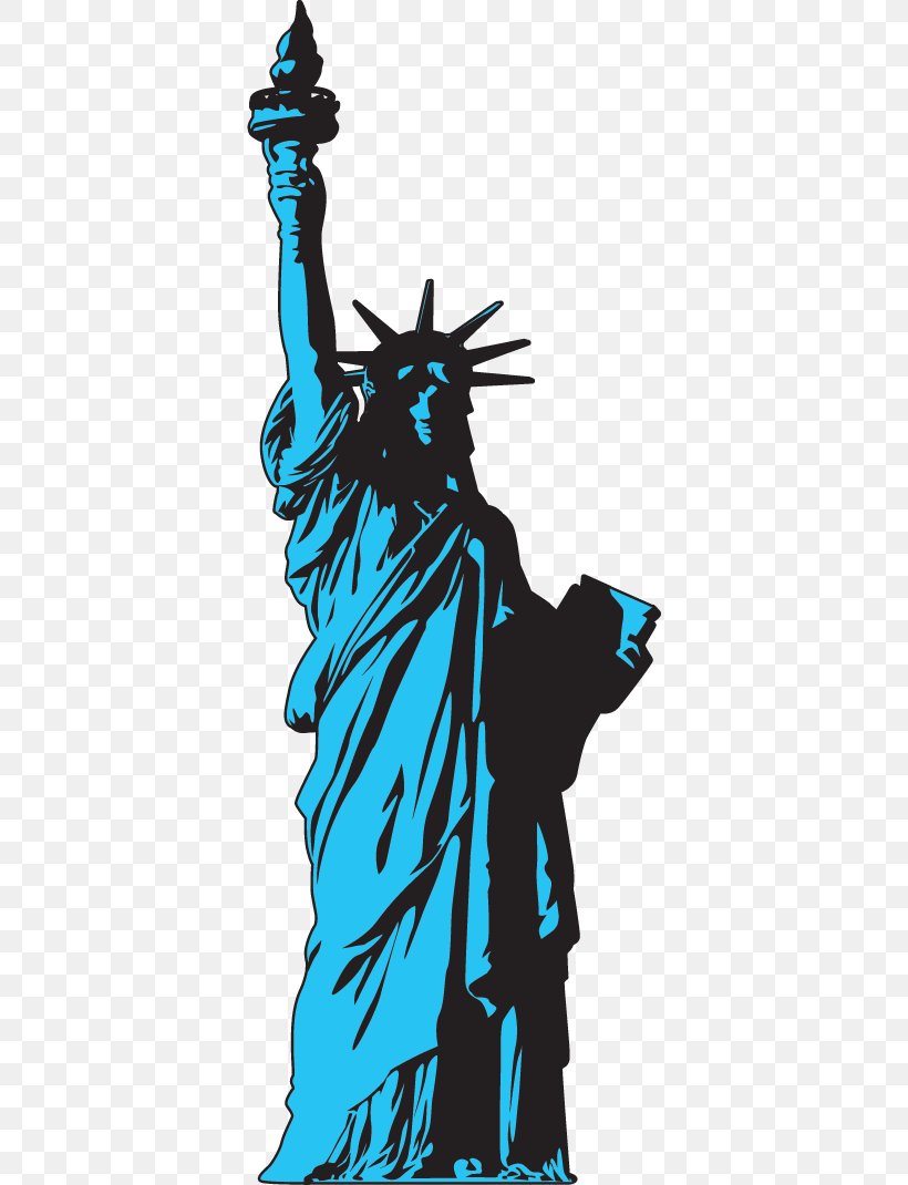 Statue Of Liberty Statue Of Freedom Landmark, PNG, 374x1070px, Statue Of Liberty, Art, Artwork, Black And White, Fictional Character Download Free