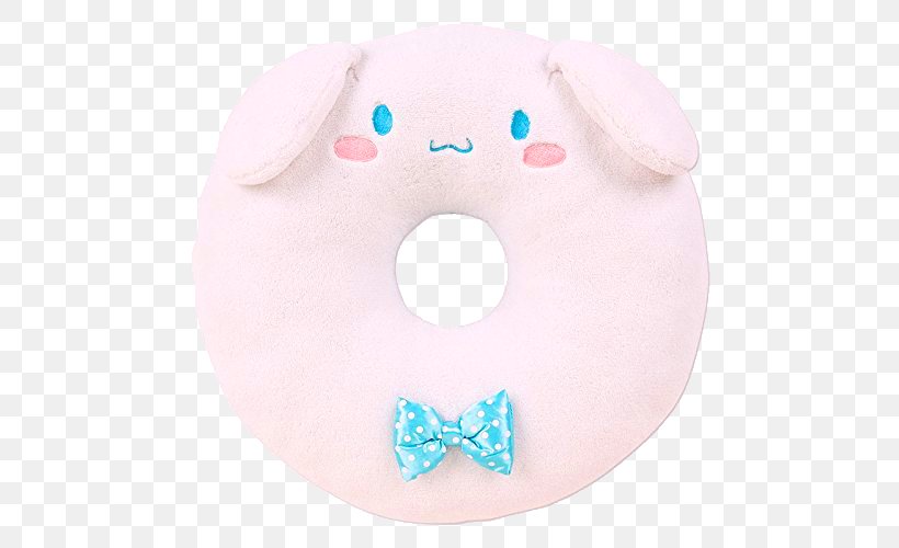 Textile Stuffed Animals & Cuddly Toys Donuts Sanrio Cinnamoroll, PNG, 500x500px, Textile, Baby Toys, Cinnamoroll, Cushion, Donuts Download Free