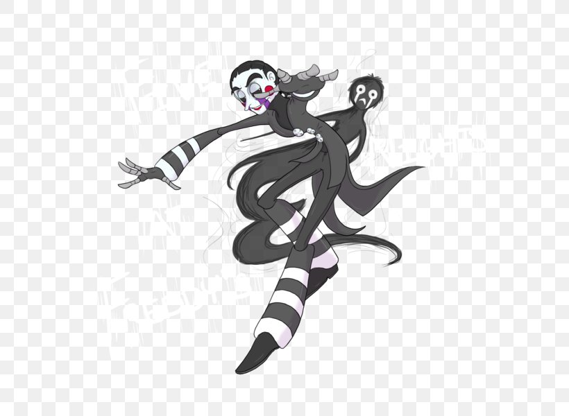 Five Nights At Freddy's 2 Five Nights At Freddy's 4 Marionette Drawing Puppet, PNG, 600x600px, Marionette, Art, Black, Cartoon, Character Download Free