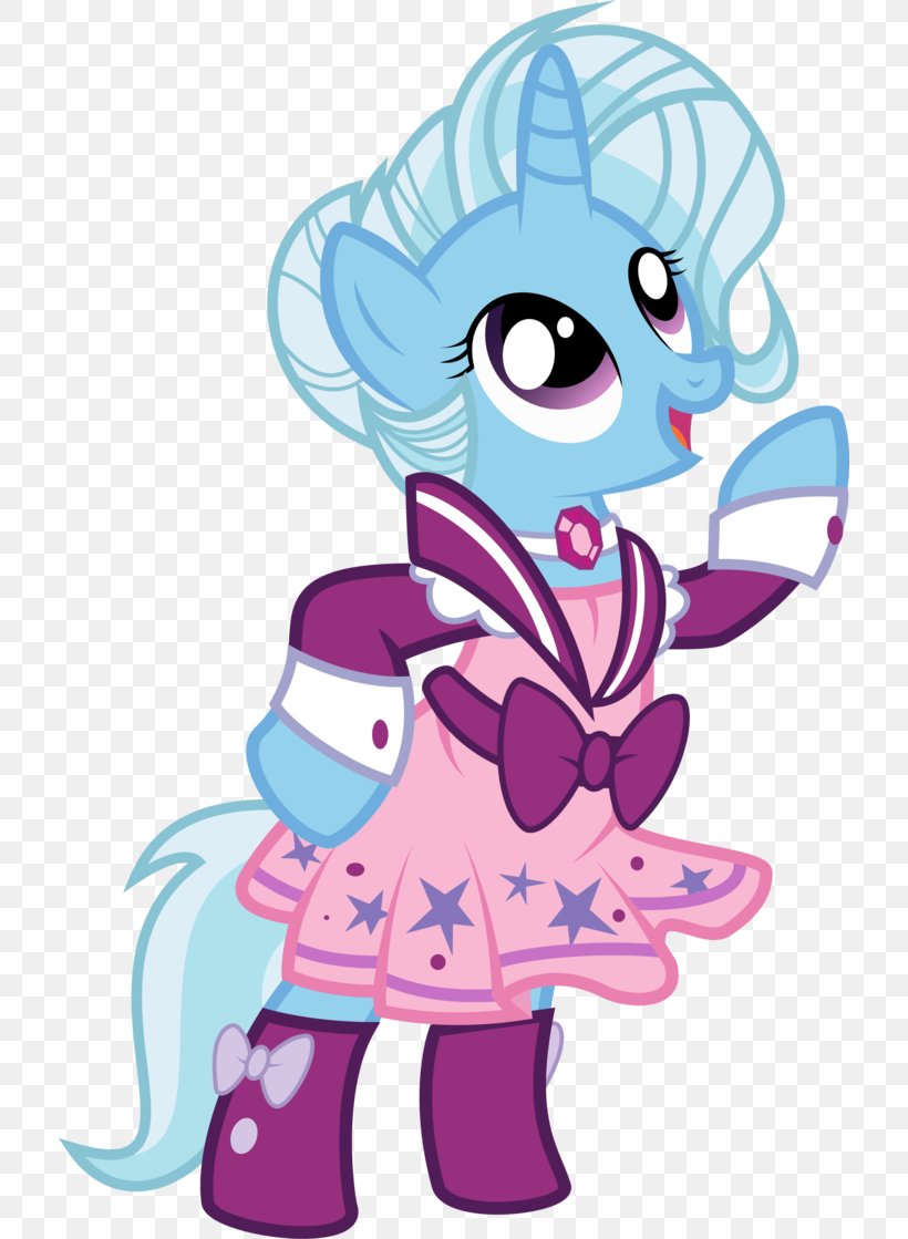 My Little Pony Trixie Pinkie Pie DeviantArt, PNG, 714x1119px, Watercolor, Cartoon, Flower, Frame, Heart Download Free