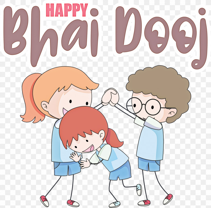 Bhai Dooj Bhai Beej Bhau Beej, PNG, 3000x2965px, Bhai Dooj, Cartoon, Conversation, Human, Human Body Download Free