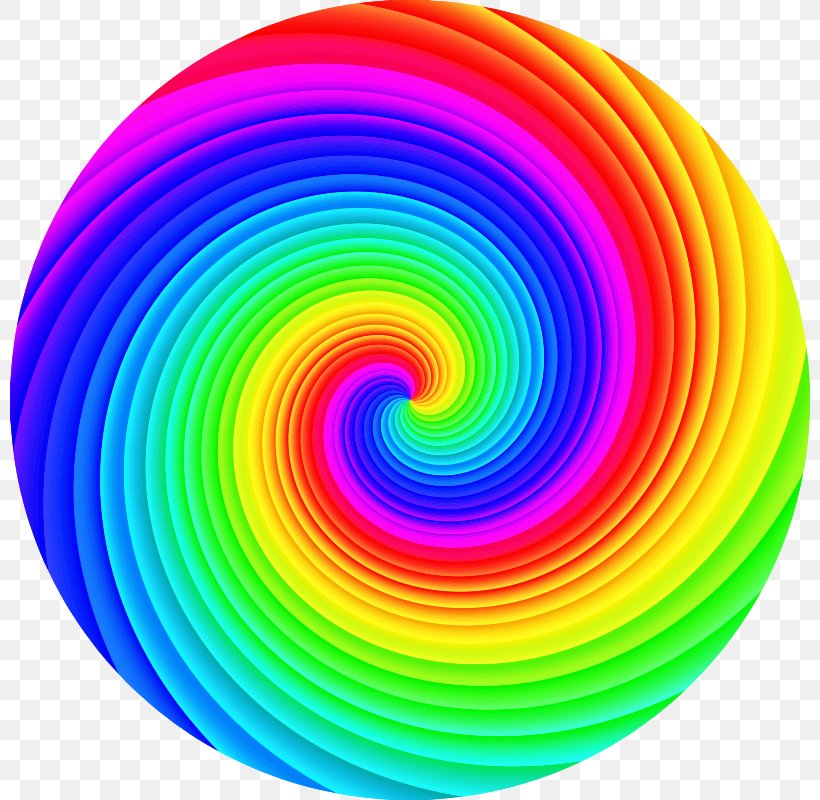 Spiral Circle Image Vector Graphics Rainbow, PNG, 800x800px, Spiral, Ornament, Purple, Rainbow, Royaltyfree Download Free