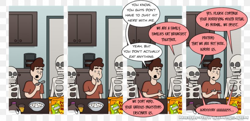 Breakfast Cereal Small Bread Comics Moonfruit, PNG, 980x479px, Breakfast, Breakfast Cereal, Cartoon, Comics, Fiction Download Free