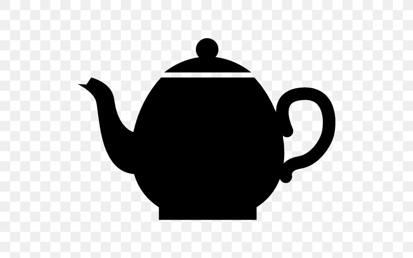 Teapot Kettle, PNG, 512x512px, Teapot, Black, Black And White, Cup, Drink Download Free
