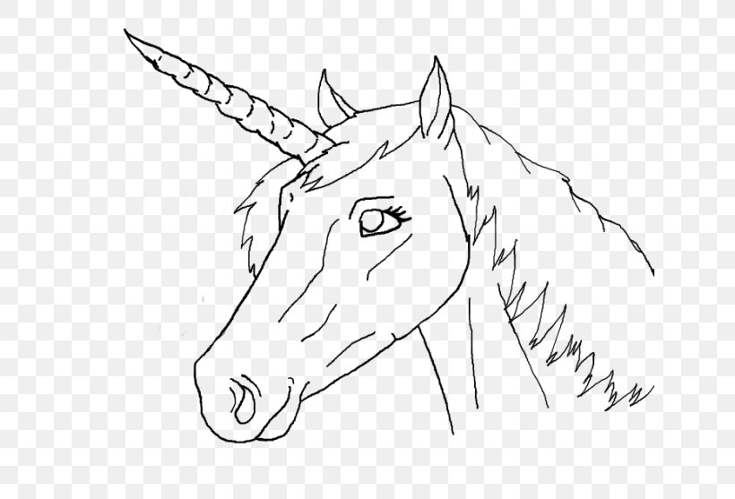 Horse Line Art Drawing Unicorn Clip Art, PNG, 640x557px, Horse, Artwork, Black And White, Bridle, Coloring Book Download Free