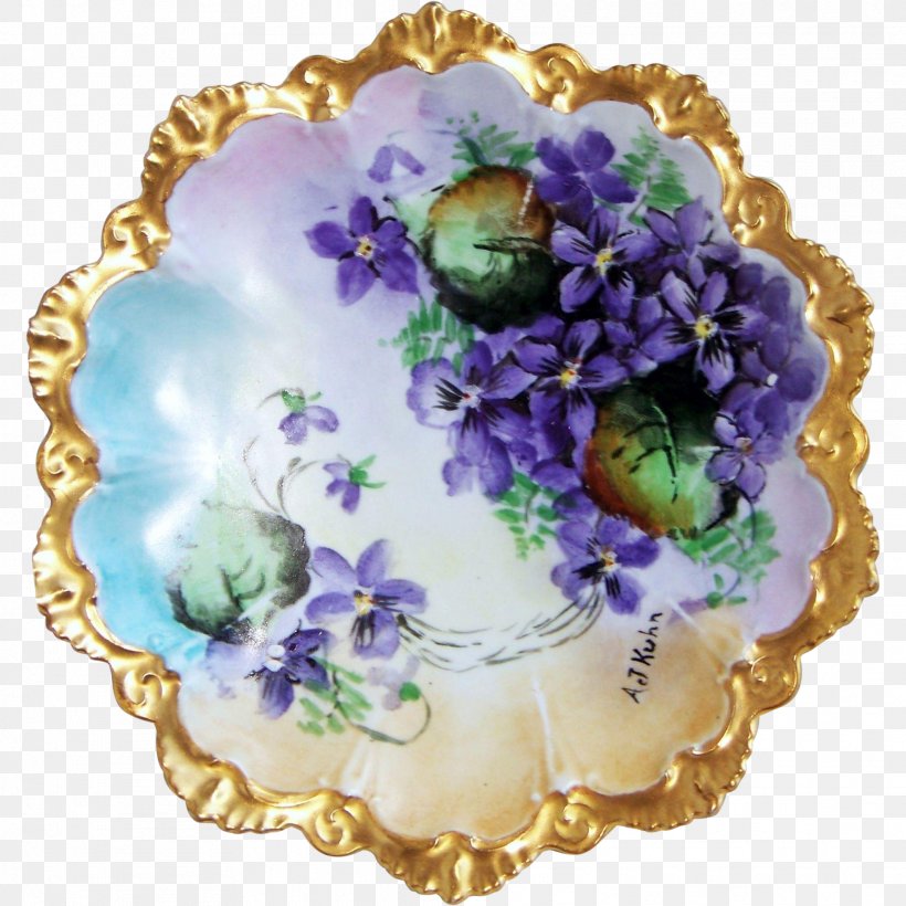 Limoges Plate Flower Porcelain Violet, PNG, 1977x1977px, Limoges, Bowl, Ceramic, China Painting, Cut Flowers Download Free