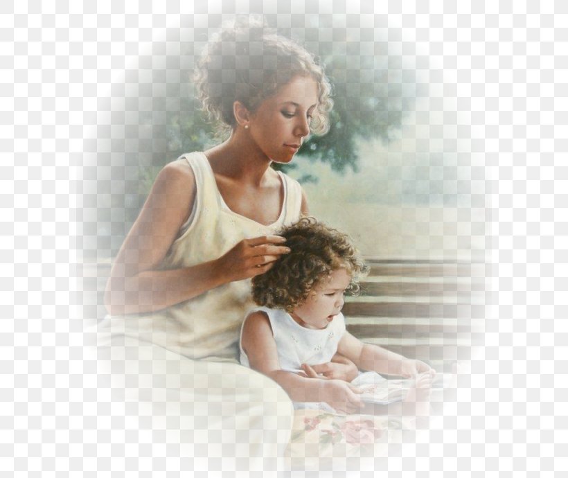 Oil Painting Child Mother, PNG, 600x690px, Painting, Art, Brush, Child, Daughter Download Free