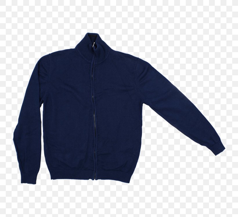 Polar Fleece Sweater Jacket Outerwear Neck, PNG, 750x750px, Polar Fleece, Black, Blue, Cobalt Blue, Electric Blue Download Free