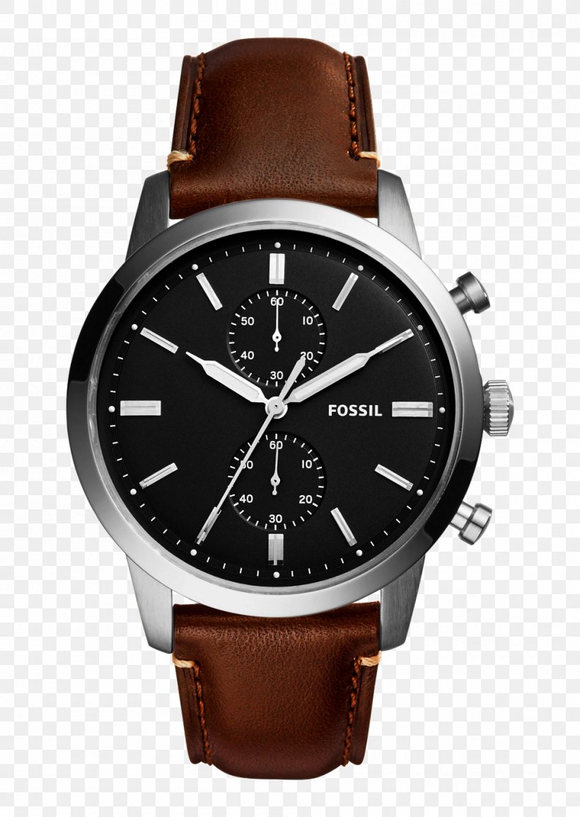 Watch Strap Fossil Grant Chronograph Fossil Group, PNG, 1000x1409px, Watch Strap, Black Leather Strap, Brand, Brown, Chronograph Download Free