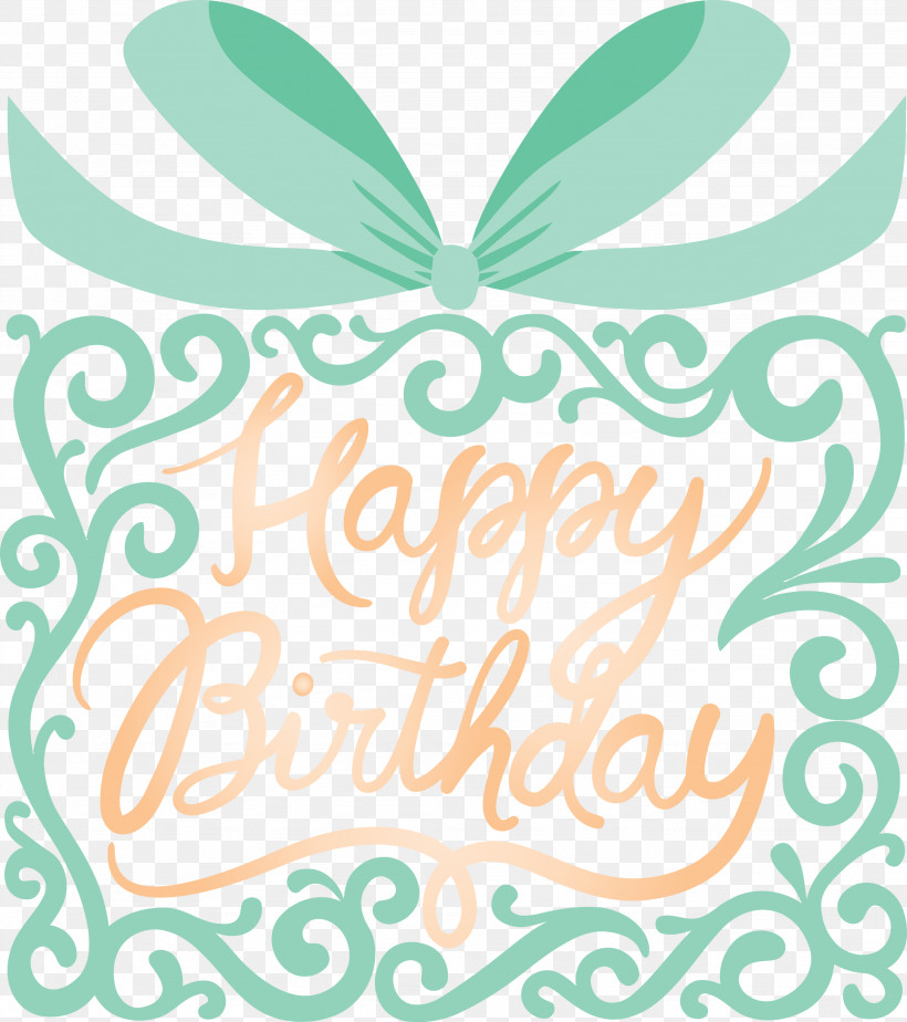 Birthday Calligraphy Happy Birthday Calligraphy, PNG, 2662x3000px, Birthday Calligraphy, Green, Happy Birthday Calligraphy, Leaf, Plant Download Free