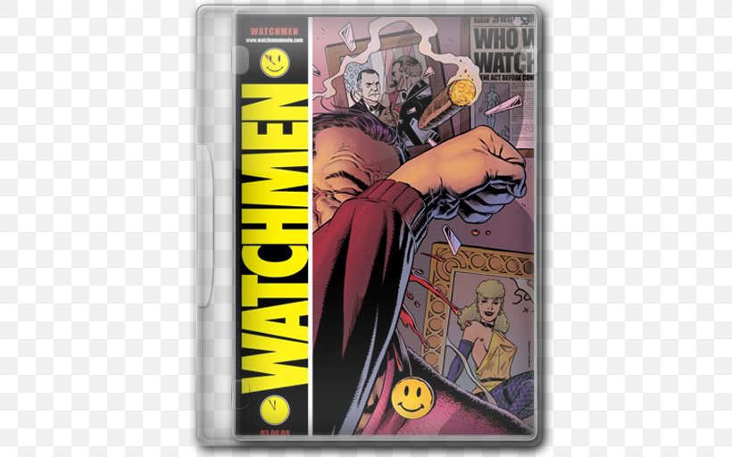 San Diego Comic-Con Production Of Watchmen Comics Film, PNG, 512x512px, San Diego Comiccon, Alan Moore, Comic Book, Comics, Dave Gibbons Download Free