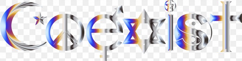 Coexist Clip Art, PNG, 2268x580px, Coexist, Blue, Brand, Free Content, Recreation Download Free