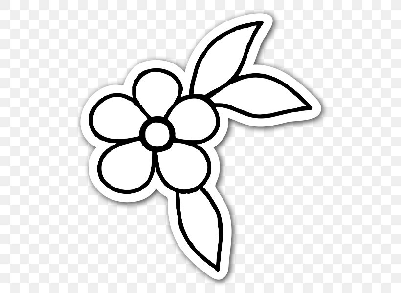 Drawing Cut Flowers Sticker, PNG, 545x600px, Drawing, Area, Art, Black And White, Cartoon Download Free