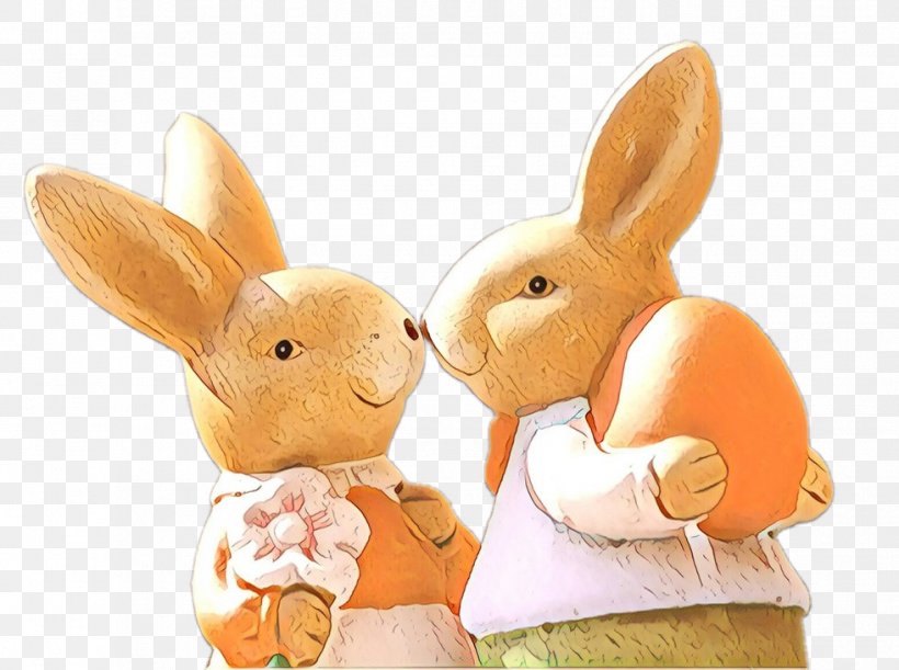 Domestic Rabbit Stuffed Animals & Cuddly Toys Product Orange S.A., PNG, 981x731px, Domestic Rabbit, Animal Figure, Ear, Figurine, Hare Download Free
