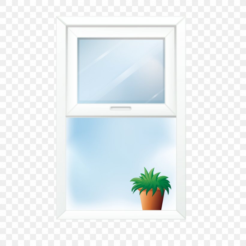 Window Euclidean Vector Bedroom, PNG, 1000x1000px, Window, Bedroom, Gratis, Picture Frame, Rectangle Download Free