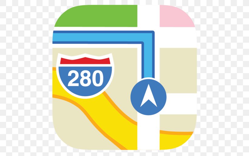 Apple Maps IPhone, PNG, 512x512px, Apple Maps, Apple, Area, Brand, Communication Download Free