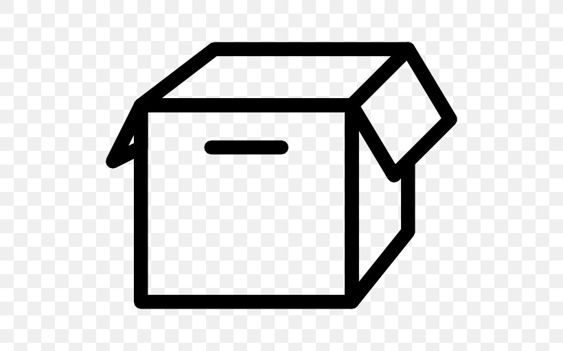 Box Clip Art, PNG, 512x512px, Box, Area, Black, Black And White, Cardboard Box Download Free
