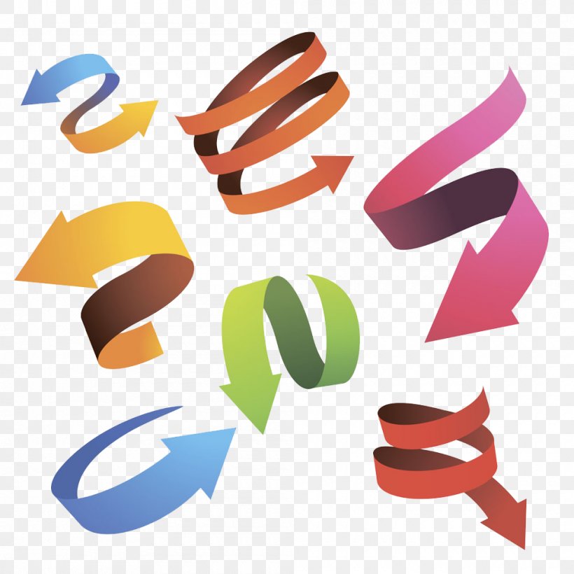 Arrow Curve Euclidean Vector, PNG, 1000x1000px, Curve, Clip Art, Photography, Product Design, Royalty Free Download Free