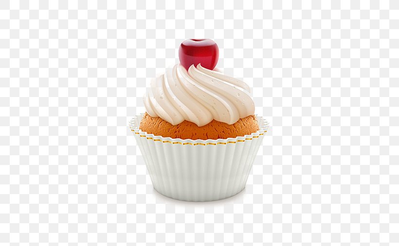 Cupcake Bakery Muffin Illustration, PNG, 600x507px, Cupcake, Bakery, Baking, Baking Cup, Buttercream Download Free