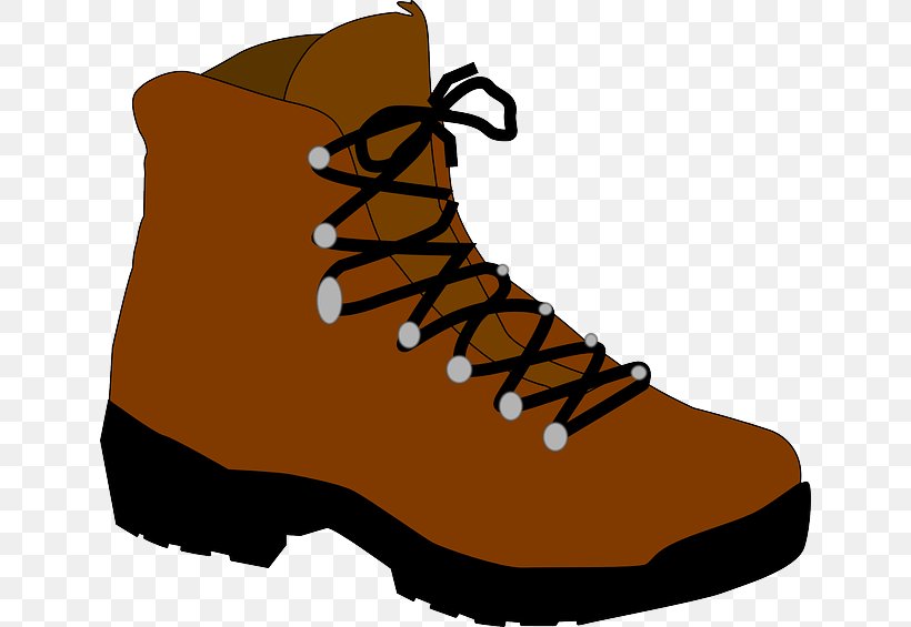 Hiking Boot Shoe Clip Art, PNG, 640x565px, Hiking Boot, Boot, Camping, Footwear, Hiking Download Free