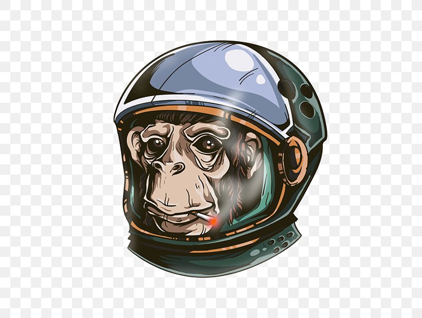Monkeys And Apes In Space Space Suit Graphic Design, PNG, 600x619px, Monkeys And Apes In Space, Astronaut, Bicycle Clothing, Bicycle Helmet, Bicycles Equipment And Supplies Download Free
