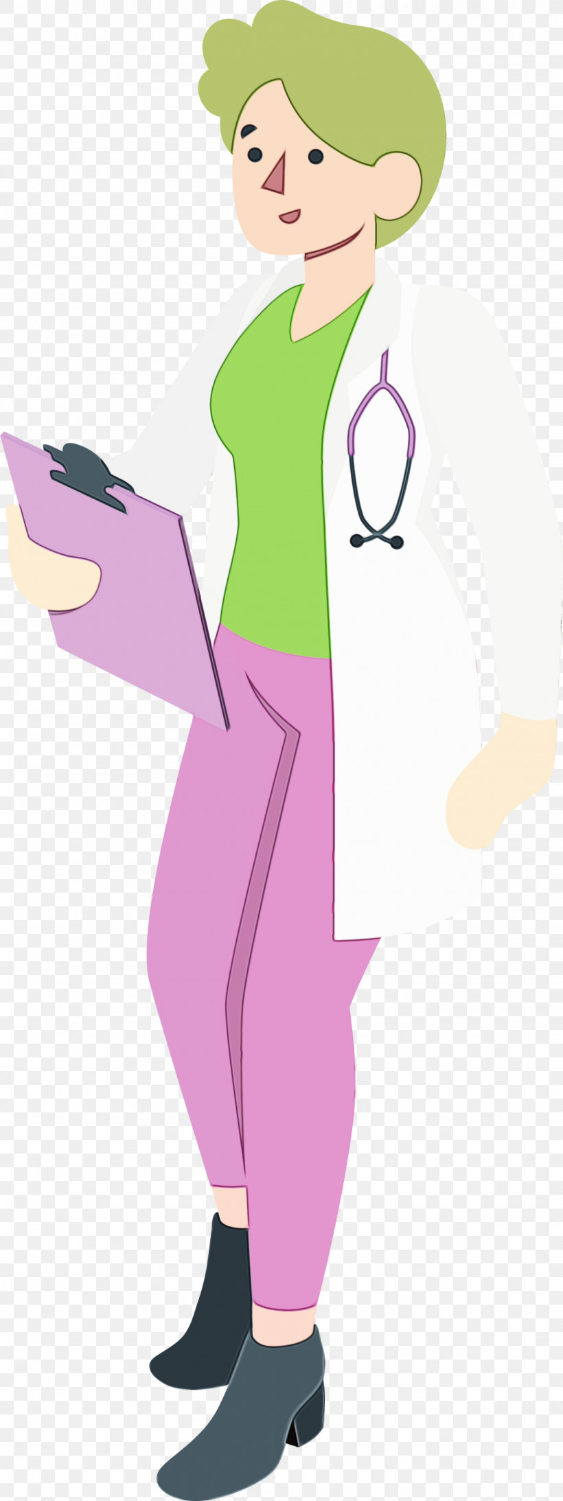 Shoe Character Pink M Human Headgear, PNG, 1125x3000px, Doctor, Beautym, Behavior, Cartoon Doctor, Character Download Free