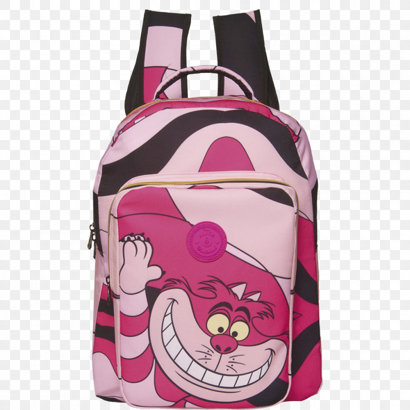 Alice's Adventures In Wonderland Cheshire Cat Backpack Handbag, PNG, 1000x1000px, Cheshire Cat, Adidas A Classic M, Alice, Alice In Wonderland, Alice Madness Returns Download Free
