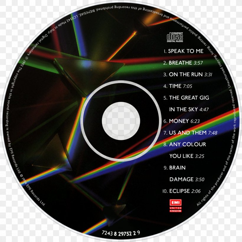 Compact Disc Brand The Dark Side Of The Moon, PNG, 1000x1000px, Compact Disc, Brand, Dark Side Of The Moon, Data Storage Device, Dvd Download Free