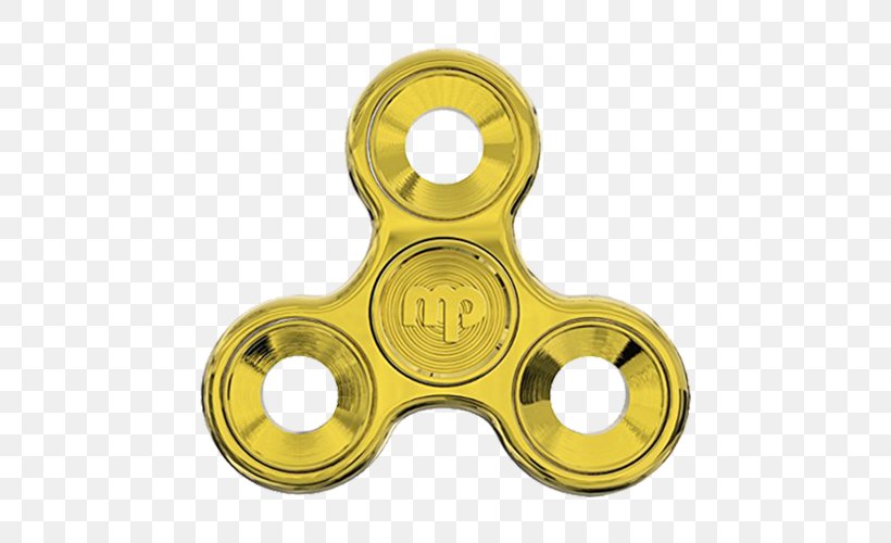 Fidget Spinner Gold Fidgeting Toy Spinning Tops, PNG, 500x500px, Fidget Spinner, Anxiety, Brass, Child, Fidget Cube Download Free