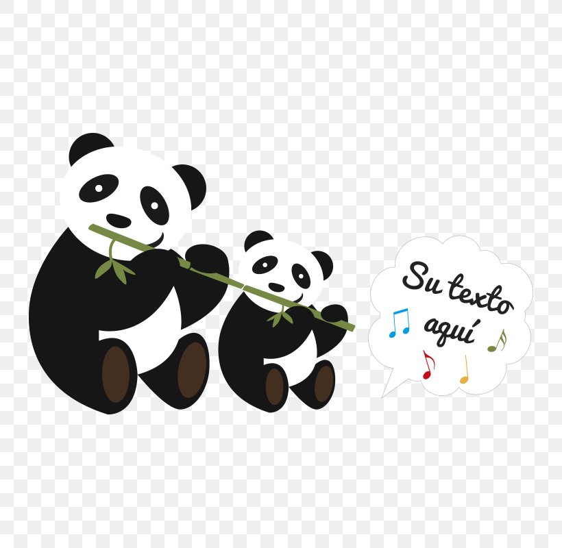 Giant Panda Bear Tropical Woody Bamboos, PNG, 800x800px, Giant Panda, Bear, Cuteness, Drawing, Logo Download Free