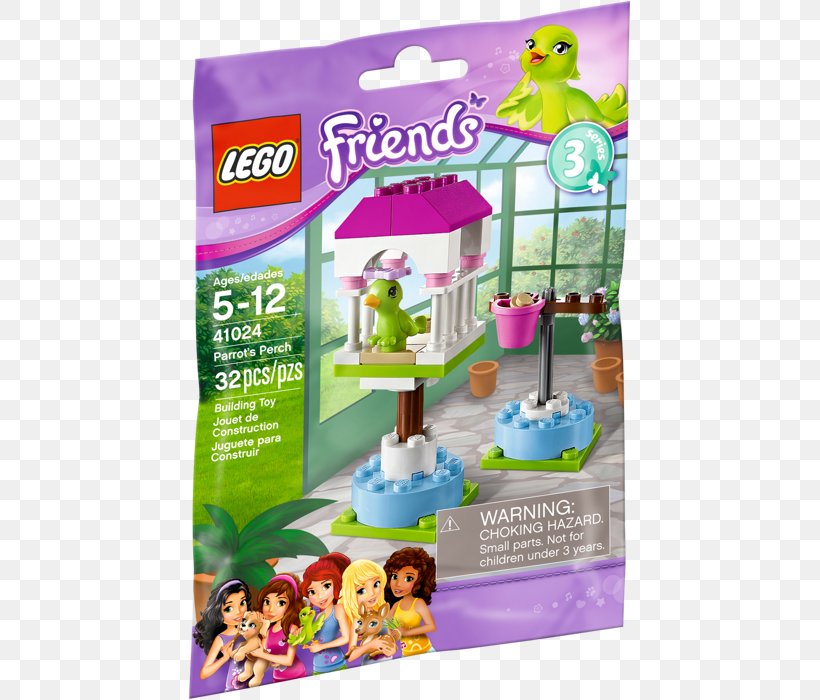 Parrot LEGO 41124 Friends Heartlake Puppy Daycare Toy Macaw's Fountain, PNG, 700x700px, Parrot, Afol, Friends Of Heartlake City, Lego, Lego Friends Download Free