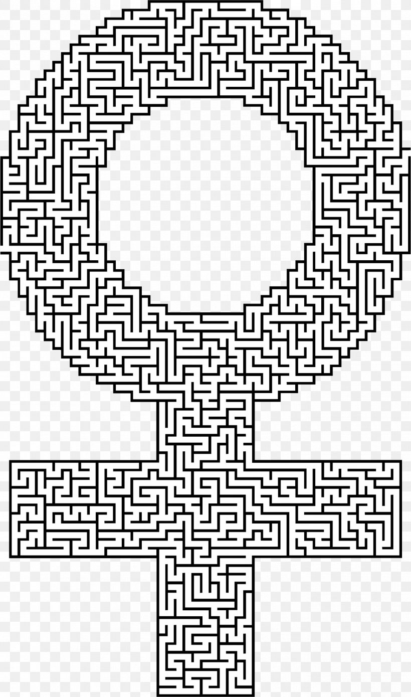 Symbol Maze Art Clip Art, PNG, 1374x2330px, Symbol, Area, Art, Black And White, Diagram Download Free