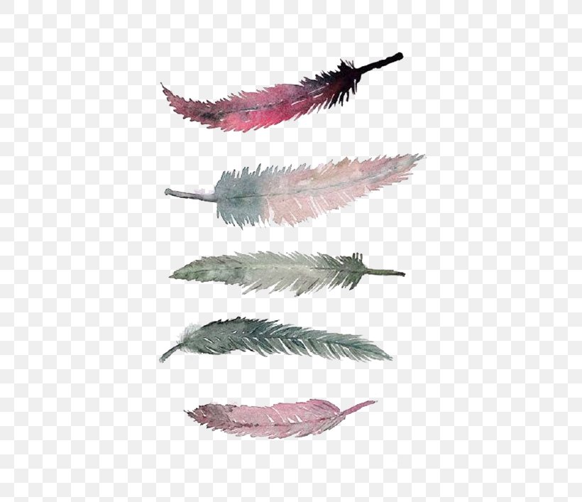 Watercolor Painting Printmaking Poster Feather, PNG, 500x707px, Watercolor Painting, Art, Black And White, Feather, Inkstick Download Free