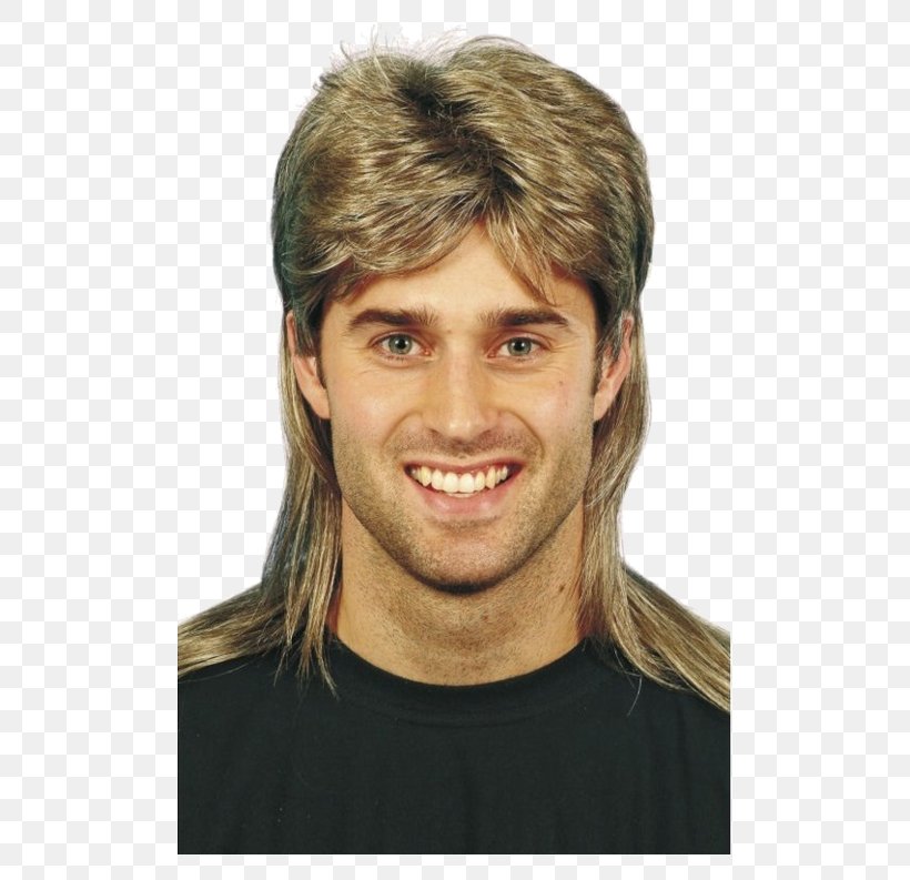 1980s Mullet Wig Blond Fashion, PNG, 500x793px, Mullet, Blond, Bogan, Brown Hair, Cheek Download Free