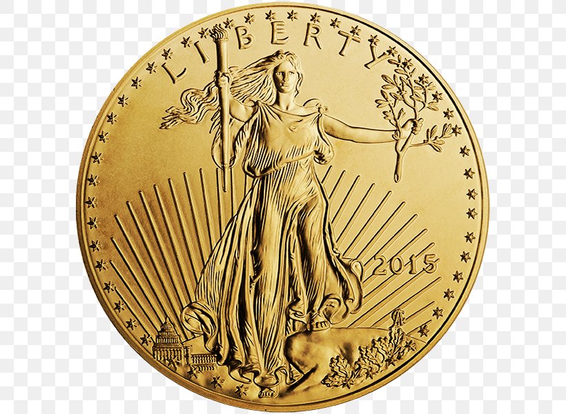American Gold Eagle Bullion Coin Gold Coin, PNG, 600x600px, American Gold Eagle, Brass, Bronze, Bullion, Bullion Coin Download Free