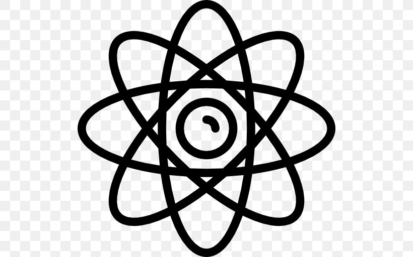 Atomic Nucleus Bohr Model Clip Art, PNG, 512x512px, Atom, Atomic Nucleus, Atomic Number, Atomic Physics, Black And White Download Free