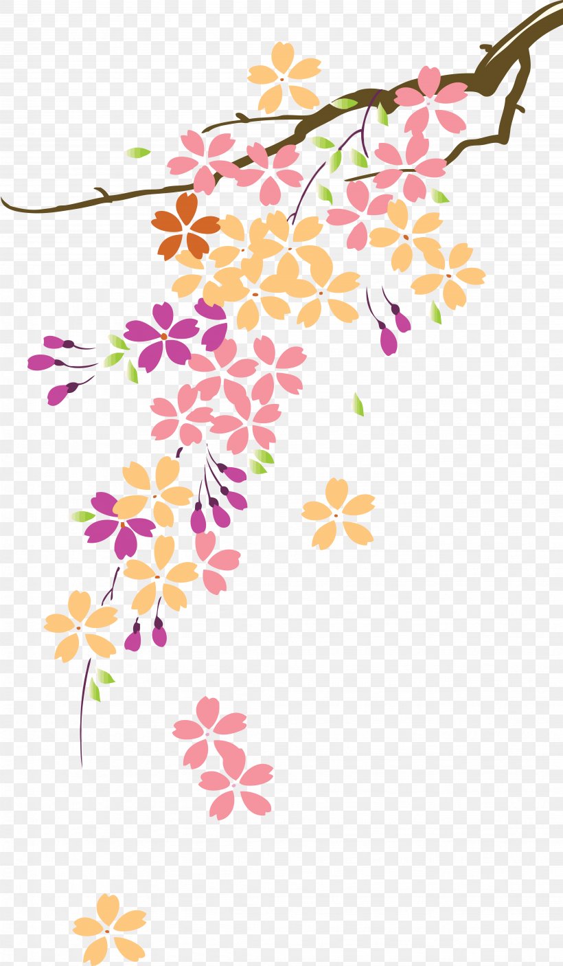 Paper Glass Sticker Silicone, PNG, 4311x7396px, Paper, Area, Blossom, Branch, Cherry Blossom Download Free