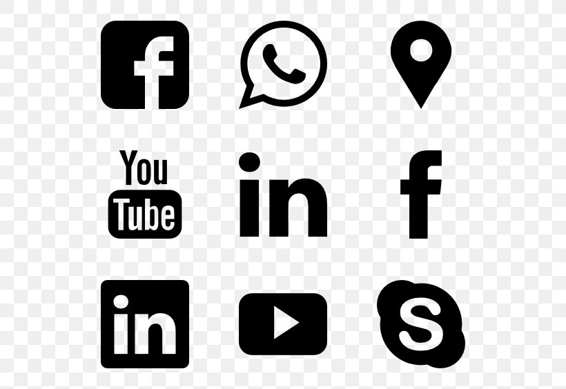 Social Media Clip Art, PNG, 600x564px, Social Media, Area, Avatar, Black, Black And White Download Free