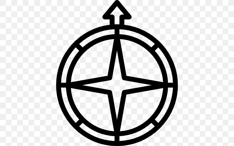 North Compass Rose Nautical Star, PNG, 512x512px, North, Black And White, Cardinal Direction, Compas, Compass Download Free