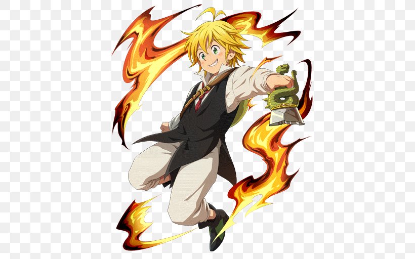 The Seven Deadly Sins Meliodas Cosplay, PNG, 512x512px, Watercolor, Cartoon, Flower, Frame, Heart Download Free