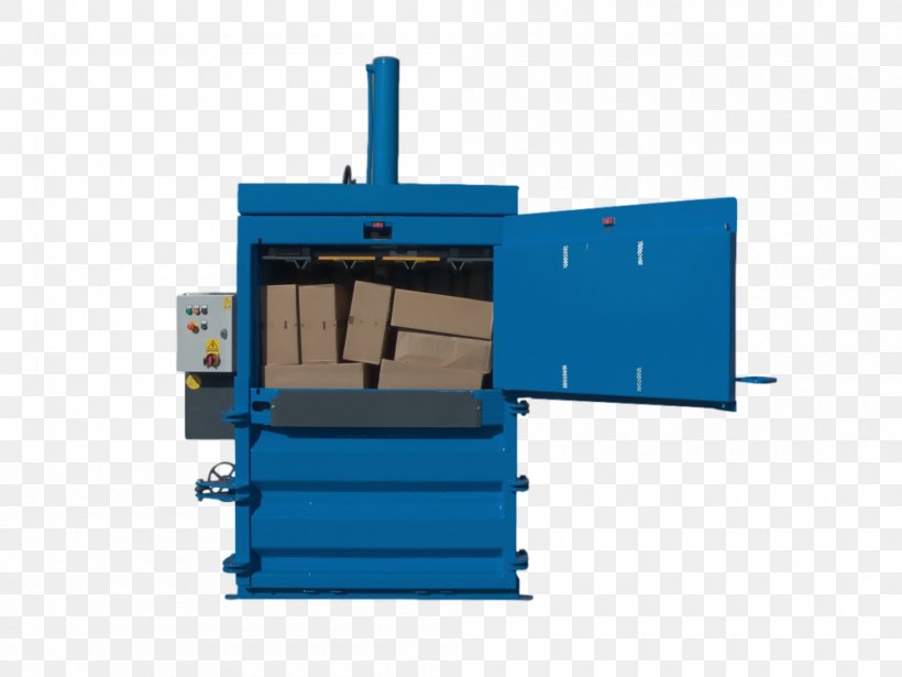 Baler Machine Compactor Cardboard Corrugated Fiberboard, PNG, 1000x750px, Baler, Box, Cardboard, Chute, Compactor Download Free