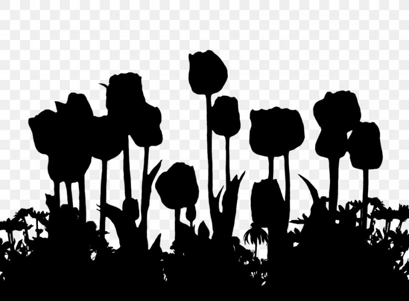 Flower Garden Tulip Image Clip Art, PNG, 960x707px, Flower, Art, Black, Blackandwhite, Crowd Download Free